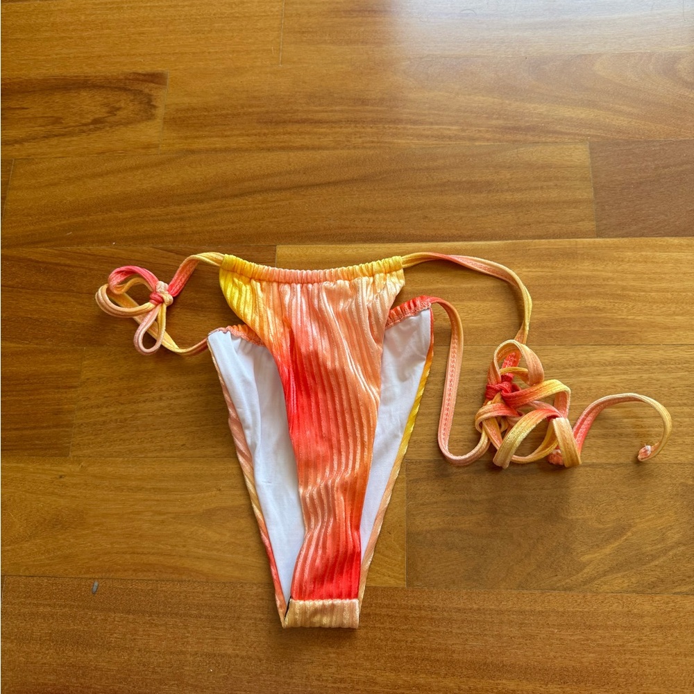 Vibrant Orange and Yellow Bikini Bottom